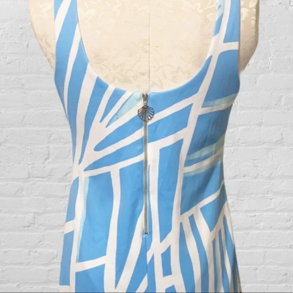 Lilly Pulitzer Callie For the Shell of it Seashell Print Casual Dress XS